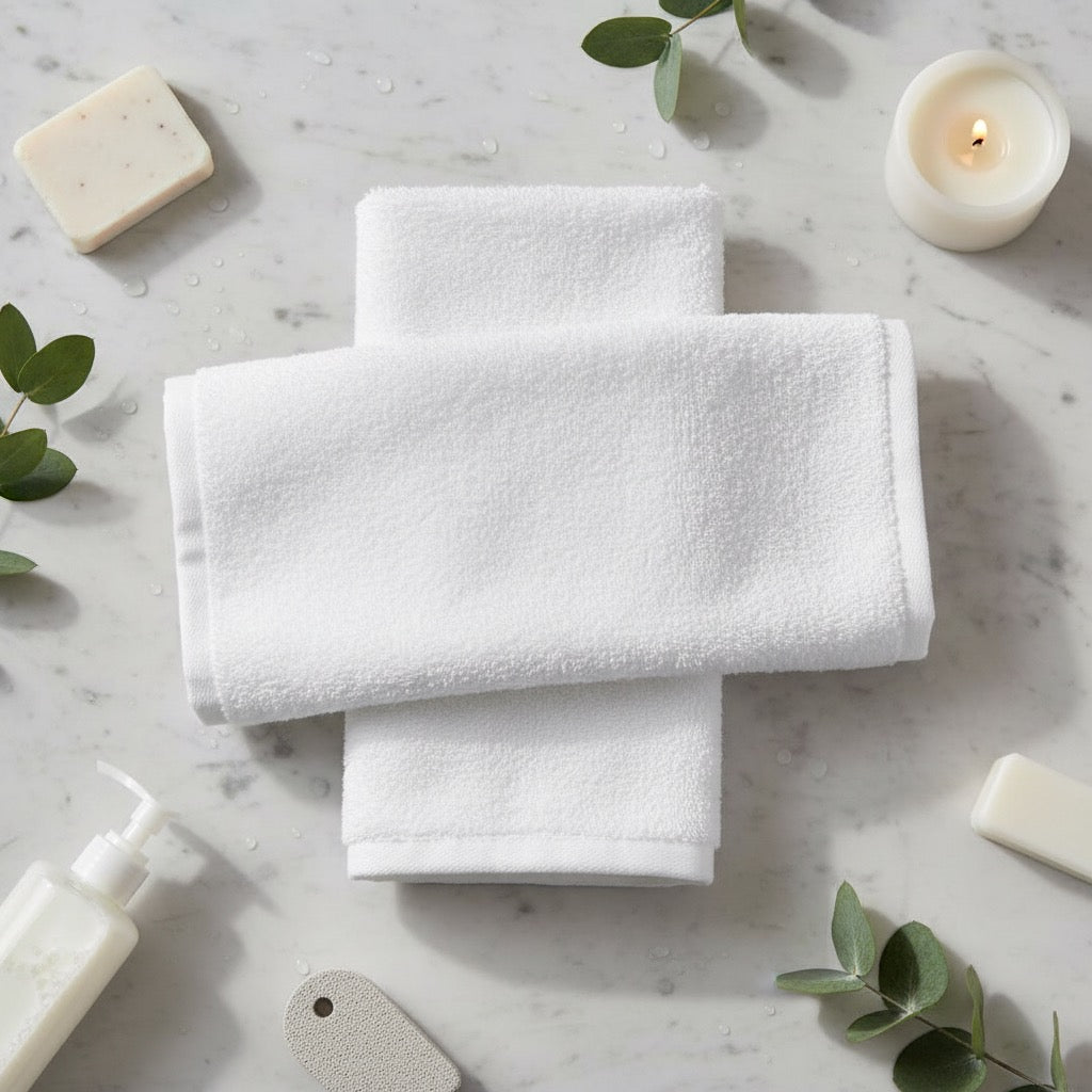 Daily Loom Premium Cotton Face Towel Set - 150GSM | Ultra-Soft & Absorbent | Pack of 2 | Perfect for Daily Home Use