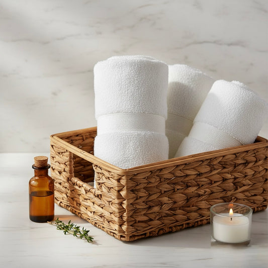Daily Loom Premium Cotton Face Towel Set - 150GSM | Ultra-Soft & Absorbent | Pack of 2 | Perfect for Daily Home Use