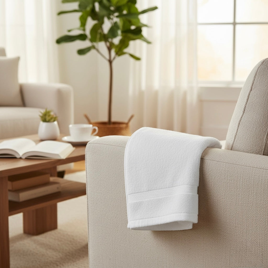 Daily Loom Premium Cotton Face Towel Set - 150GSM | Ultra-Soft & Absorbent | Pack of 2 | Perfect for Daily Home Use