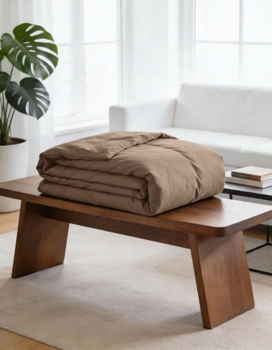 Daily Loom 100% Cotton Percale Weave 300TC Duvet Cover - (King Size) | Crisp Breathable Weave | Soft Luxury Bedding | Multiple Colors Available
