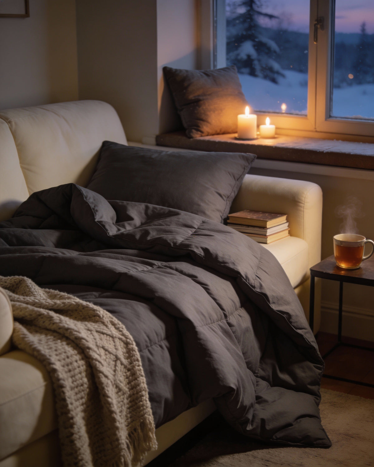 Daily Loom 100% Cotton Percale Weave 300TC Duvet Cover - (King Size) | Crisp Breathable Weave | Soft Luxury Bedding | Multiple Colors Available